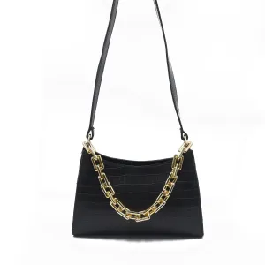 Belle Chic Convertible Handbag - Black