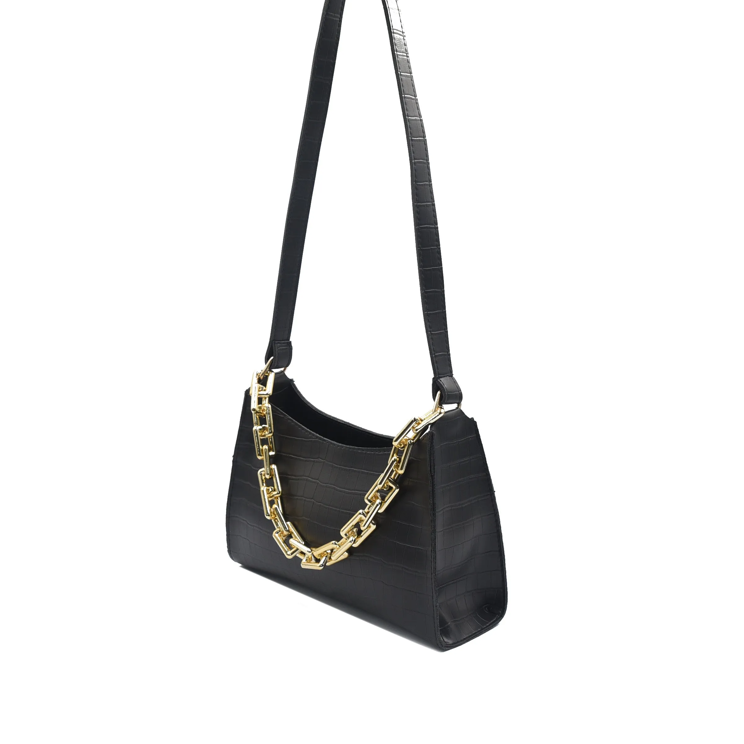 Belle Chic Convertible Handbag - Black
