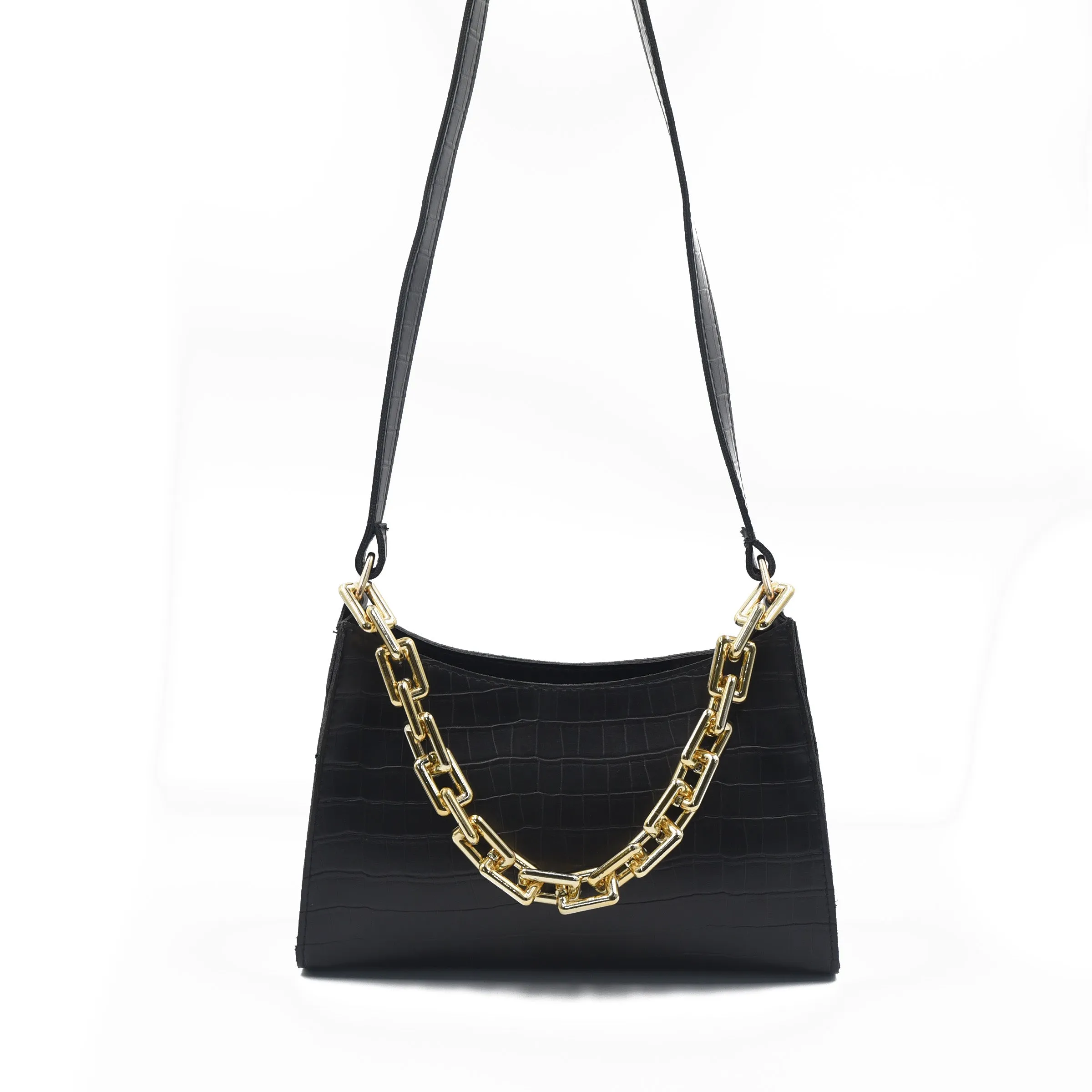Belle Chic Convertible Handbag - Black