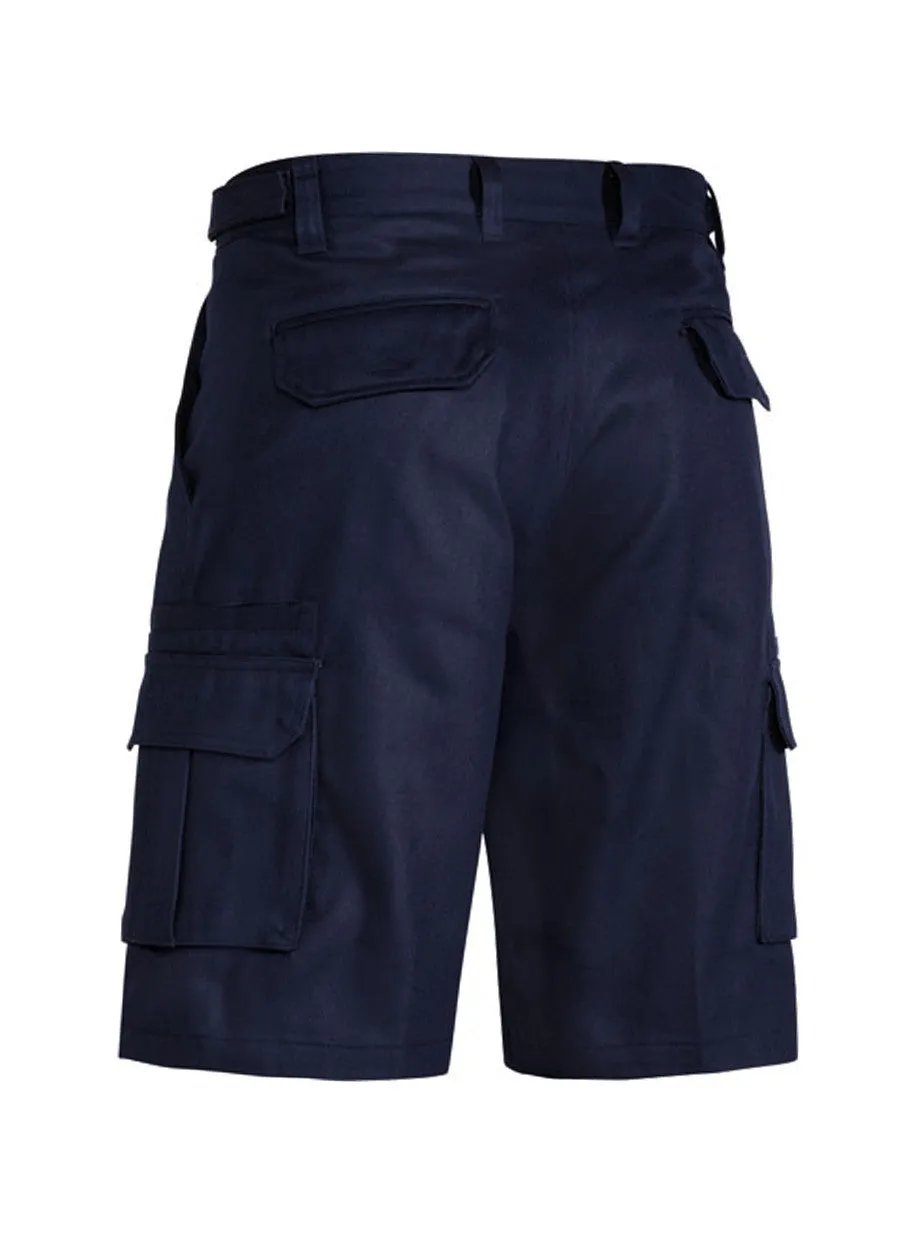 Bisley 8 Pocket Cargo Short Navy