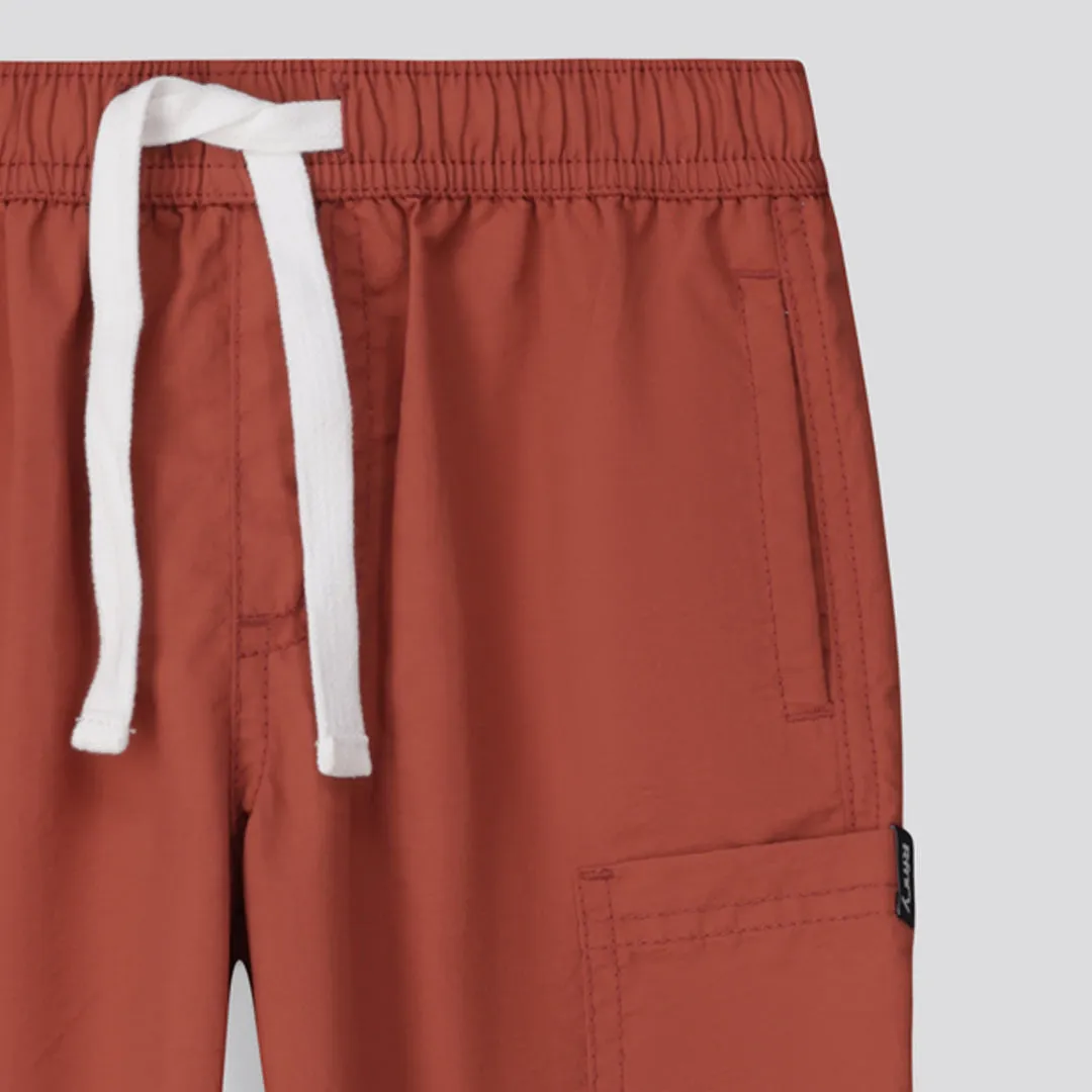 Boys Cargo Shorts _ 153140 _ Rust