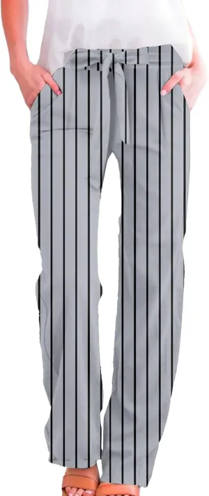Cargo Japanese Pants for Women Cotton Linen Wide Leg Pants Casual Summer Boho Baggy Lantern Trouser with Pockets