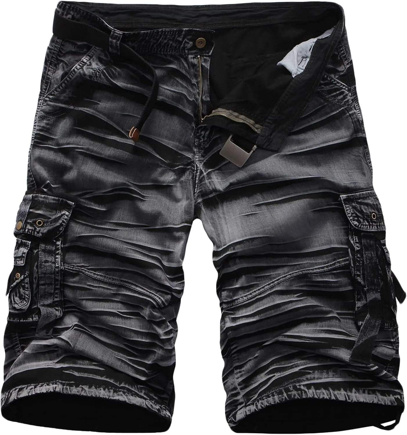 Cargo Shorts for Men Casual Running Sports Tactical Trousers Multiple Utility Pockets Cotton Hiking Short Pants
