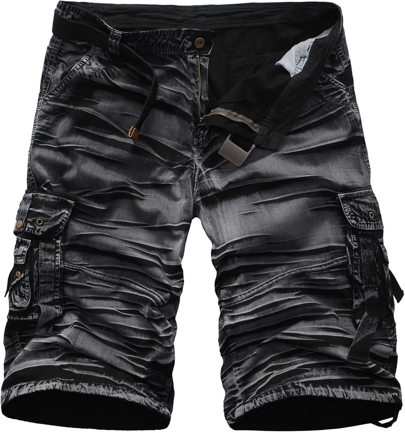 Cargo Shorts for Men Casual Running Sports Tactical Trousers Multiple Utility Pockets Cotton Hiking Short Pants