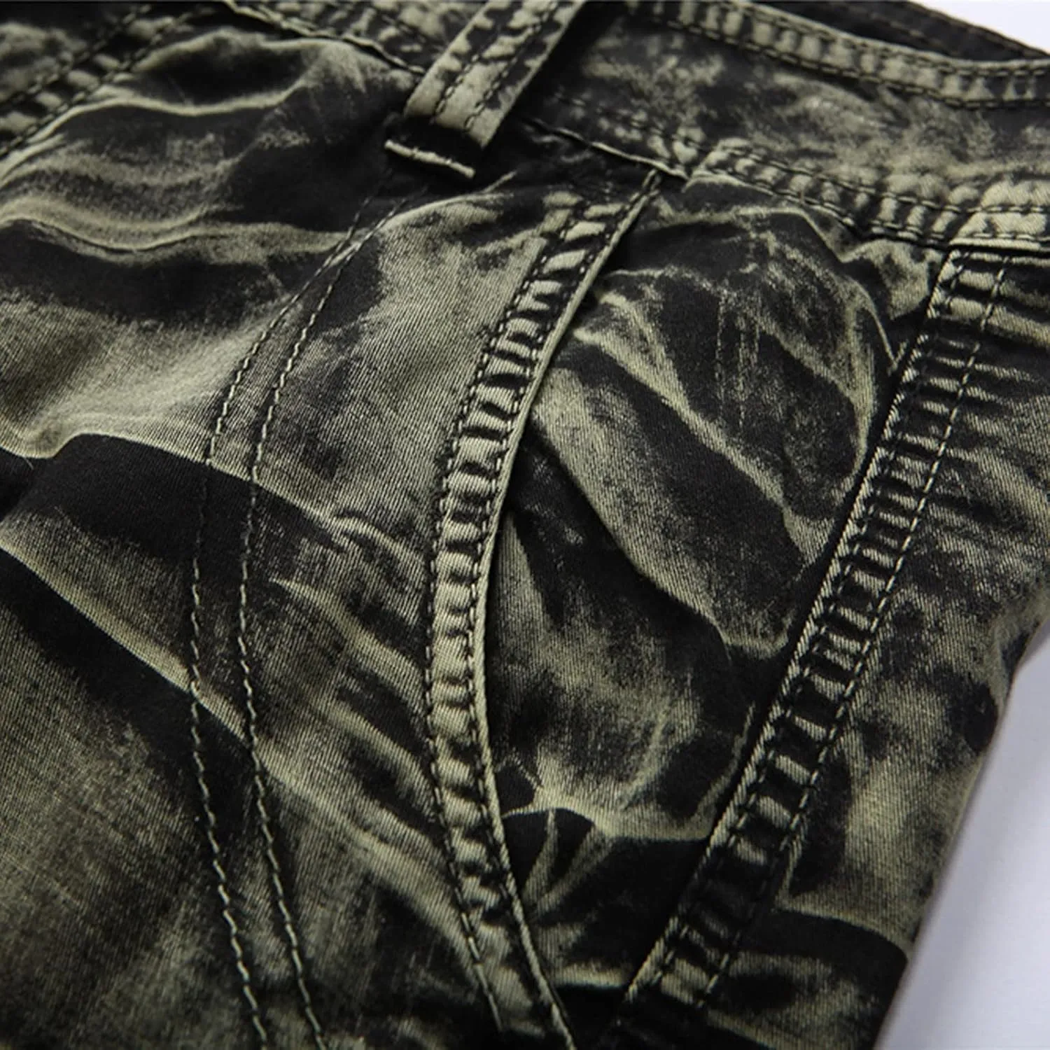 Cargo Shorts for Men Casual Running Sports Tactical Trousers Multiple Utility Pockets Cotton Hiking Short Pants