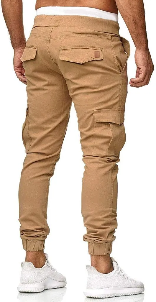 Cargo Sweatpants for Men Big and Tall Mens Fashion Cargo Pants Work Pants Loose Fit Lightweight Workwear Casual Cargo