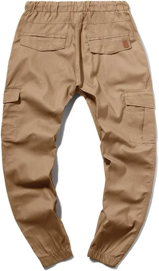Cargo Sweatpants for Men Big and Tall Mens Fashion Cargo Pants Work Pants Loose Fit Lightweight Workwear Casual Cargo