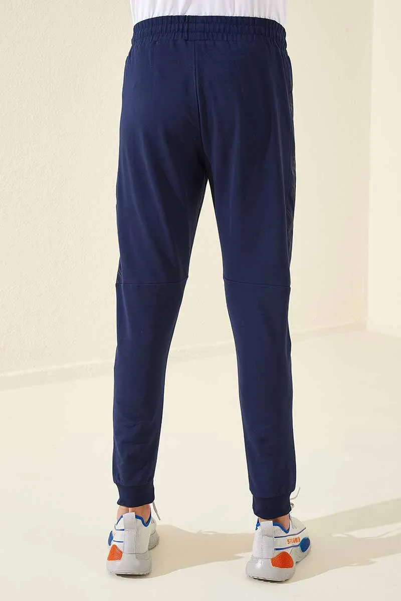 cep fermuarli baskili standart kalip jogger erkek eşofman alt - 84761