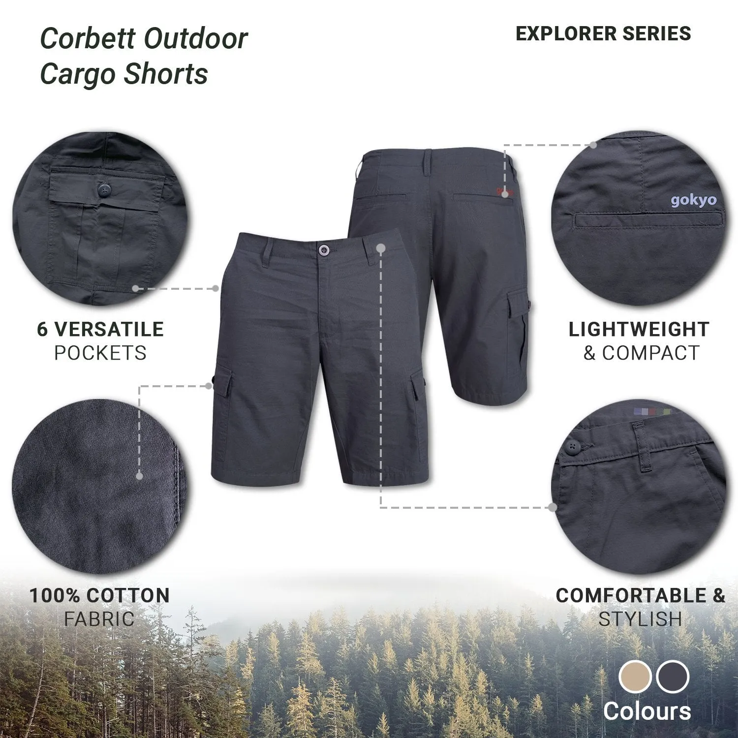 Corbett Outdoor Cargo Shorts