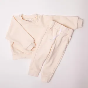 Decker Crew Set in Cream