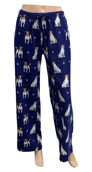 Dog Print Lounge Pants - Jack Russell
