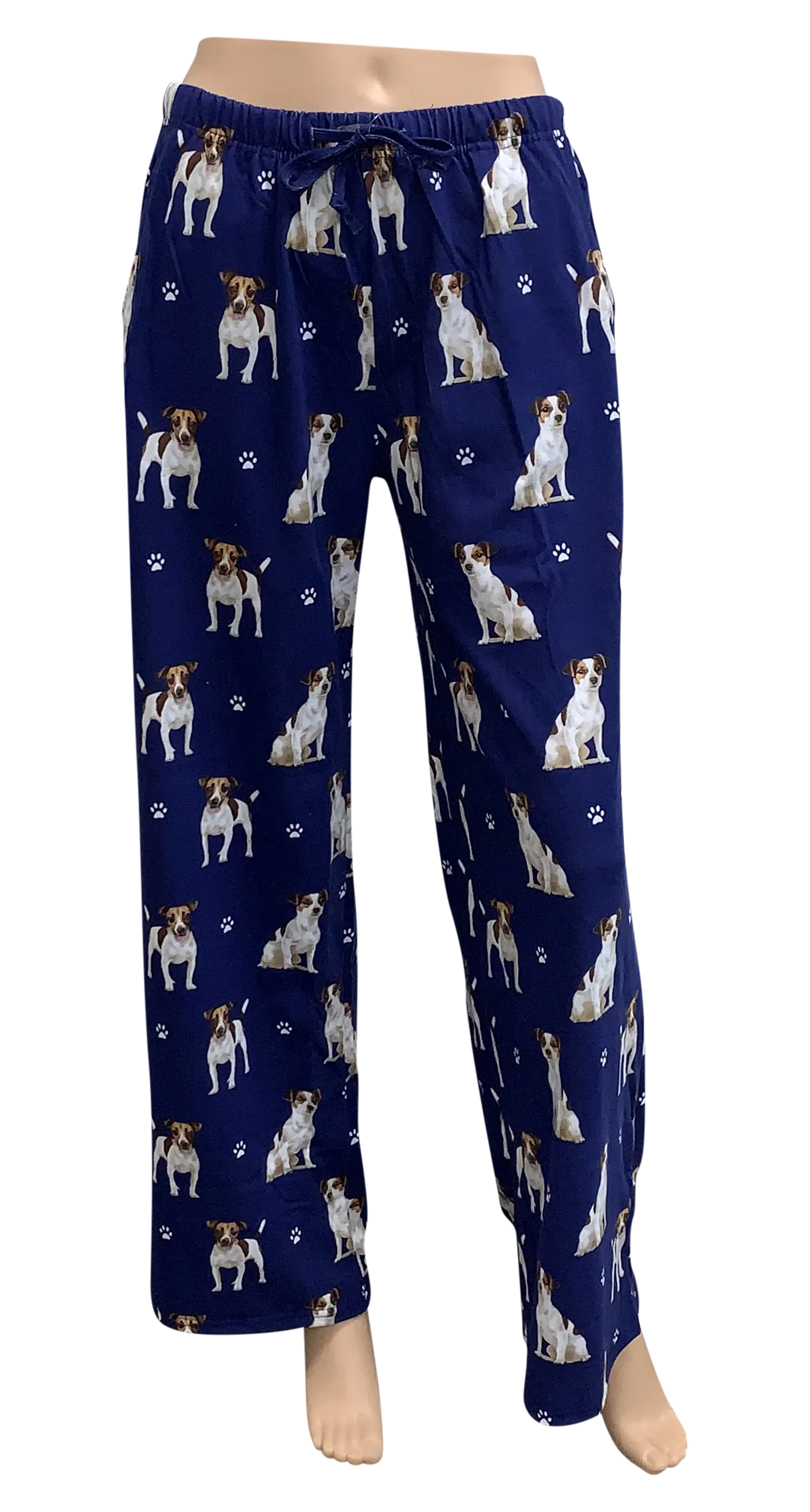 Dog Print Lounge Pants - Jack Russell