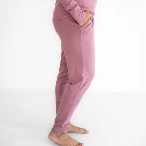 Dusty Plum Cozy Women's Pajama Pants