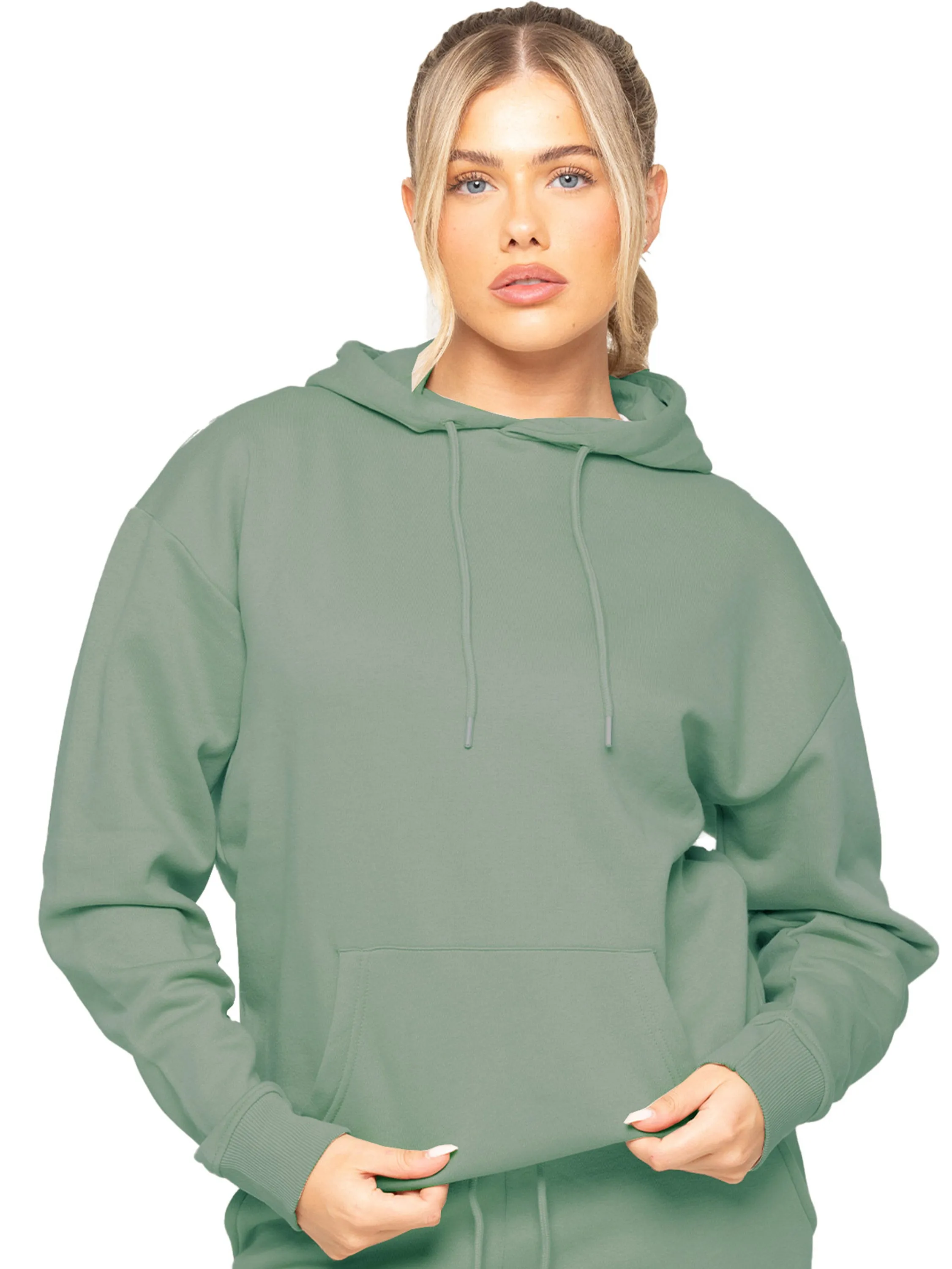 Enzo | Womens Oversized Pullover Hoodie Tracksuit Set