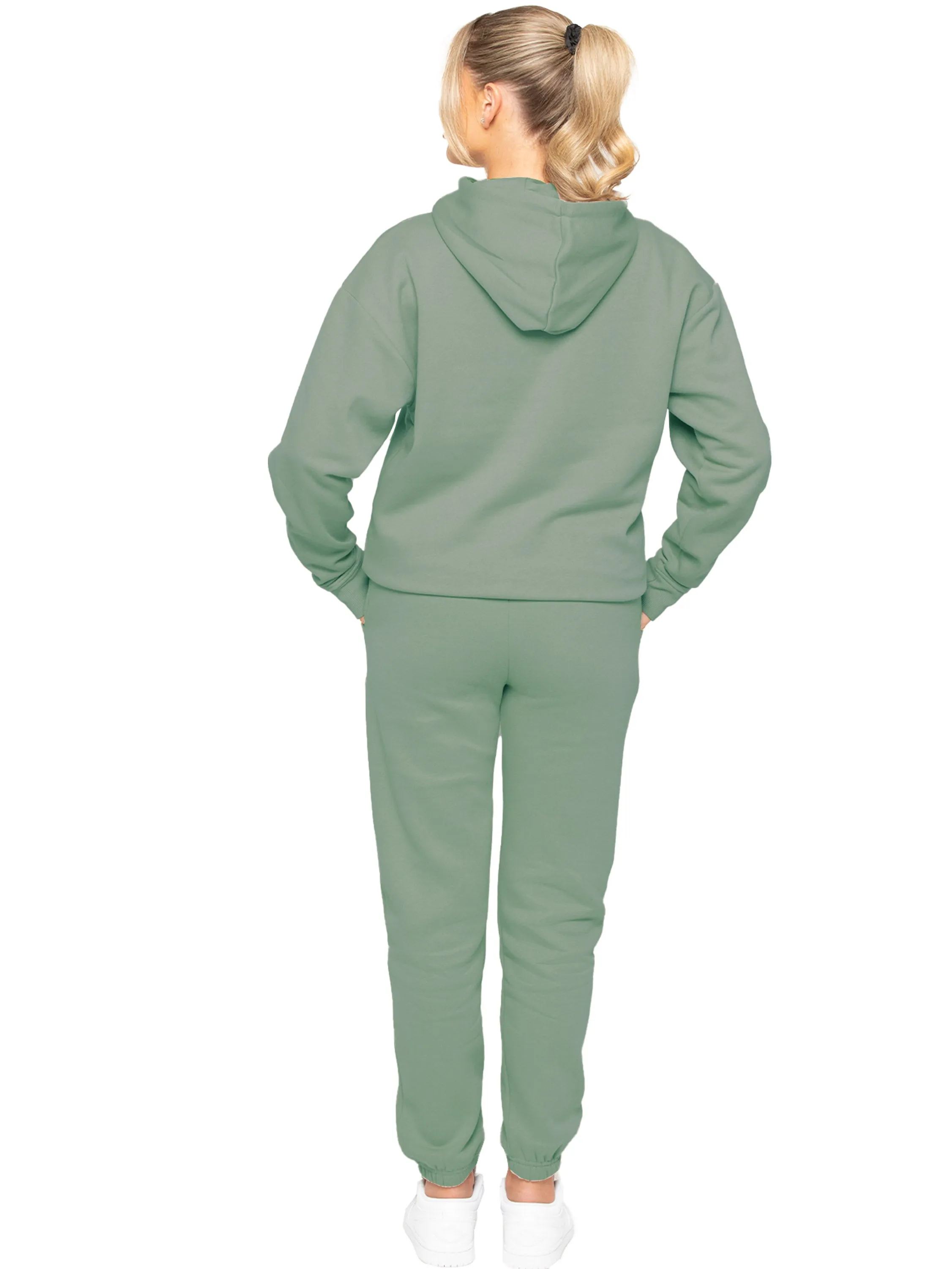 Enzo | Womens Oversized Pullover Hoodie Tracksuit Set