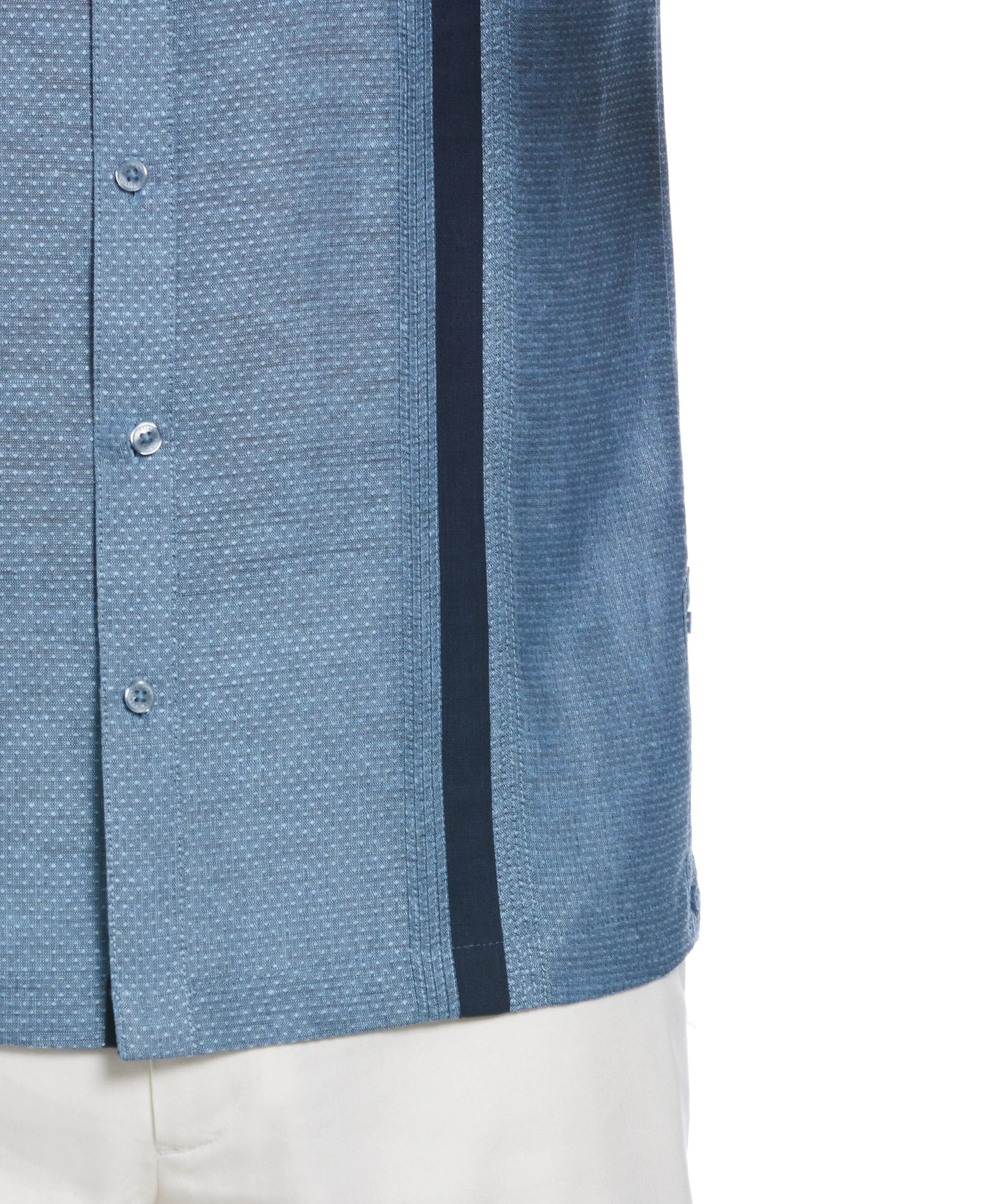 Fashion Double Pocket Guayabera Shirt