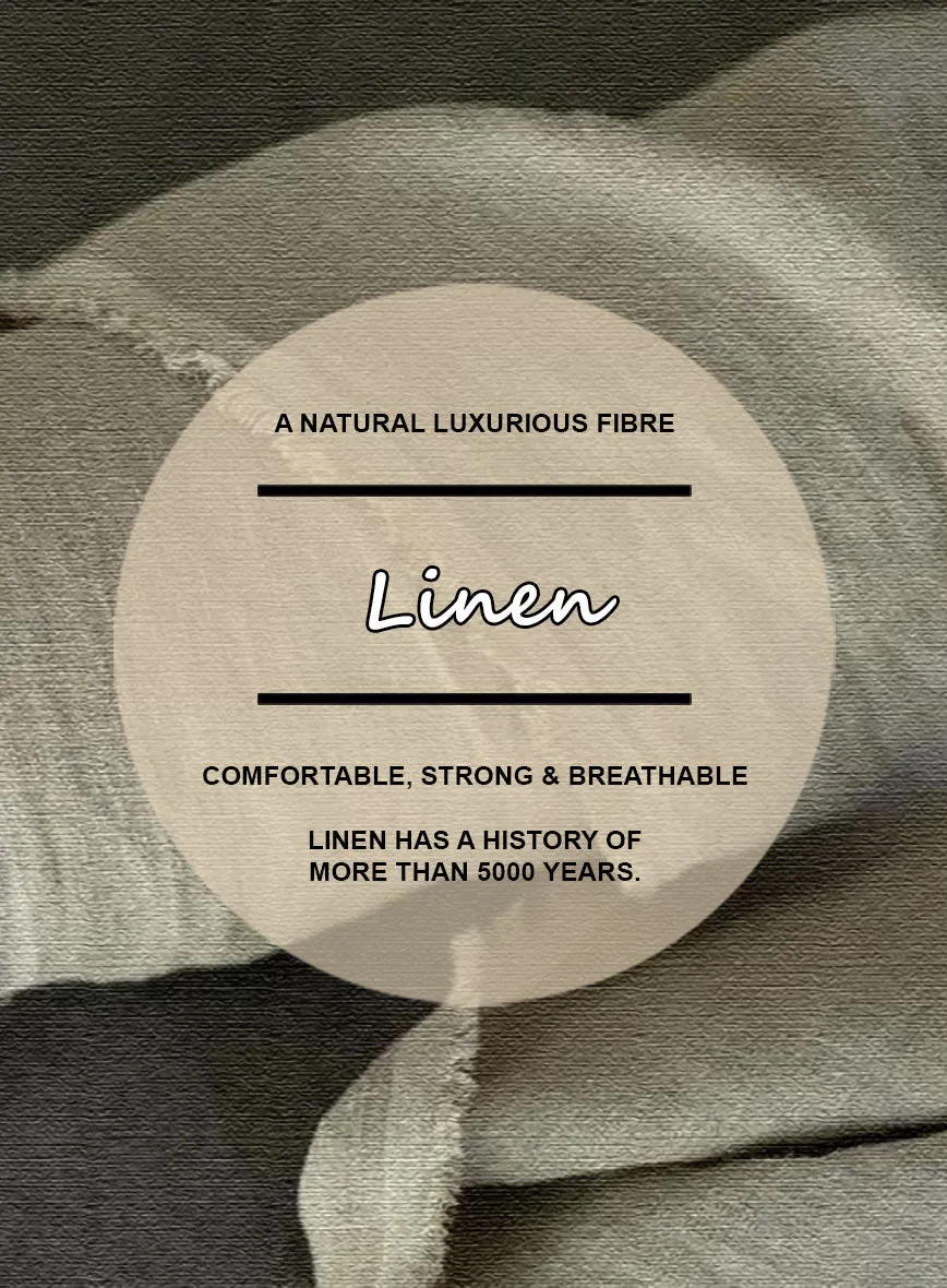 Italian Prato Gray Linen Pants