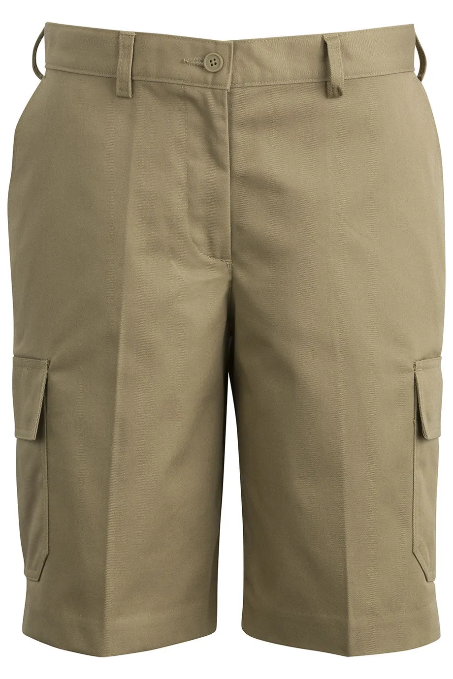 Ladies' Utility Chino Cargo Short - Tan
