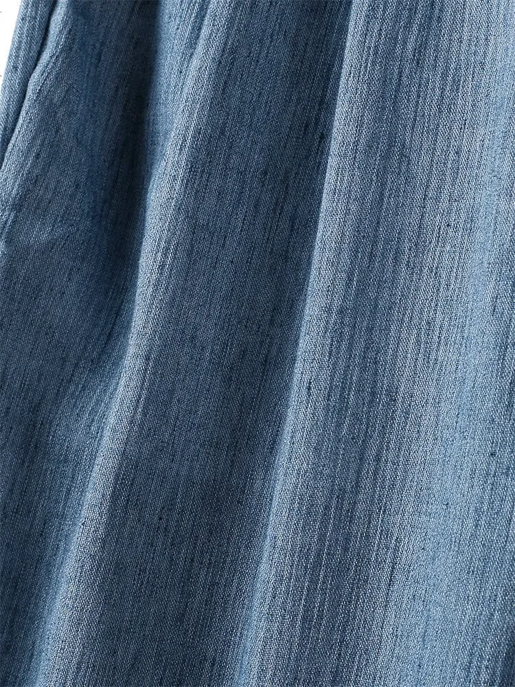 linen drawstring pants