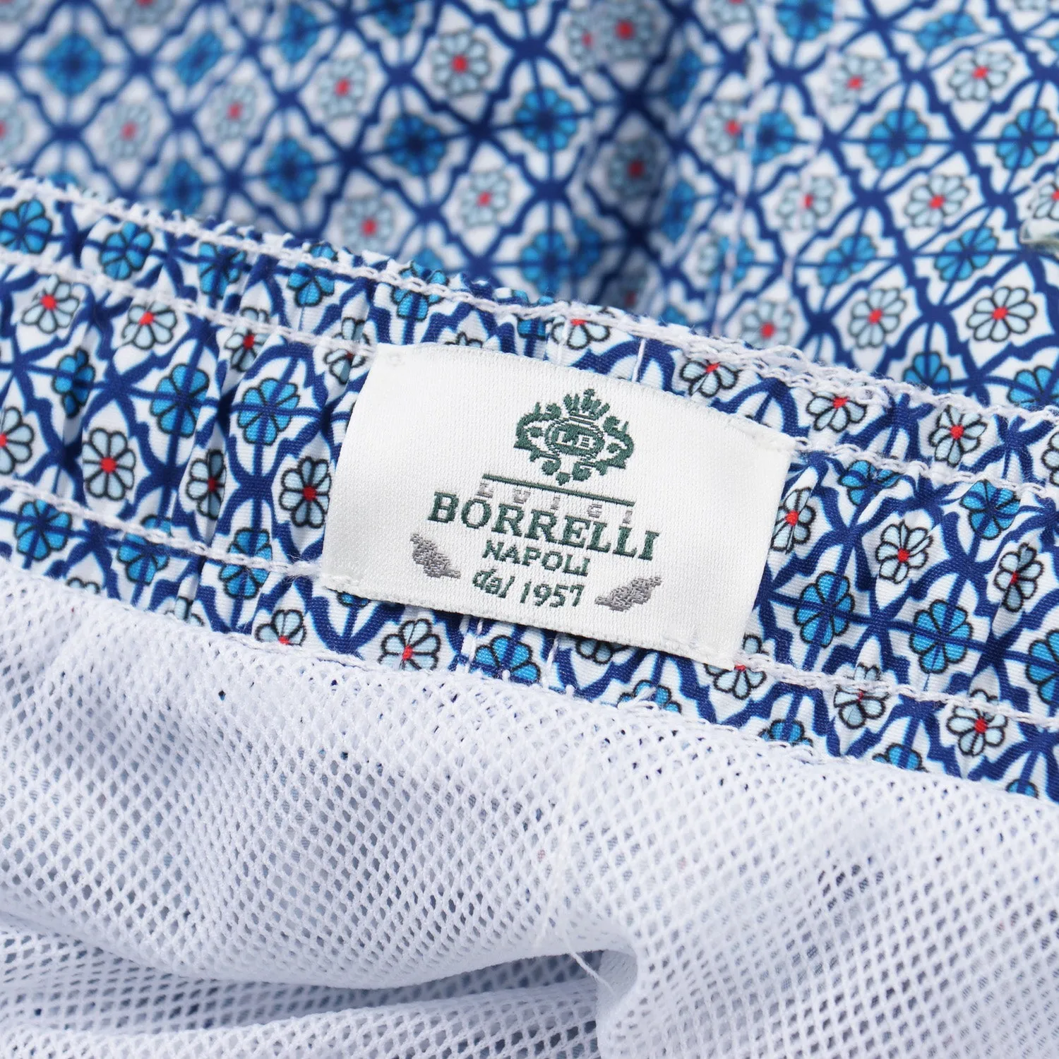 Luigi Borrelli Printed Swim Trunks