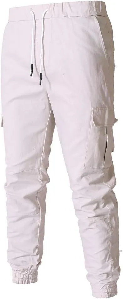 Men's Hiking Cargo Pants Lightweight Joggers for Men Lined Sweatpants for Men Scrubs Joggers for Mens Green Pants