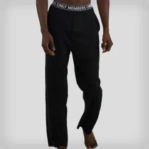 Men's Jersey Sleep Pant Logo Elastic - Black - FINAL SALE