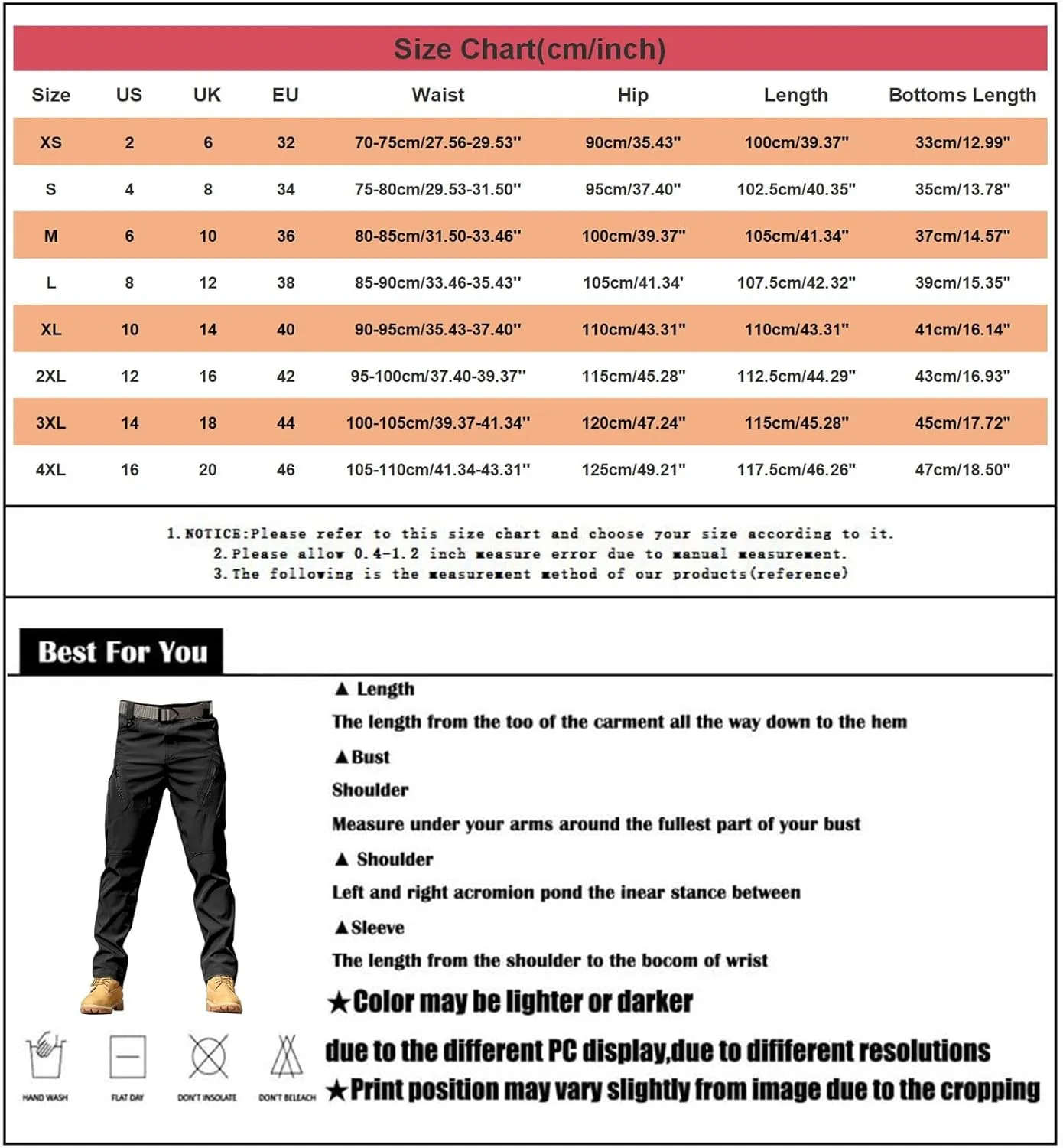 Men's Joggers Pants Lightweight Cargo Pants for Mens Fleece Cargo Pants Lined Track Pants Men Man Sports Sweat