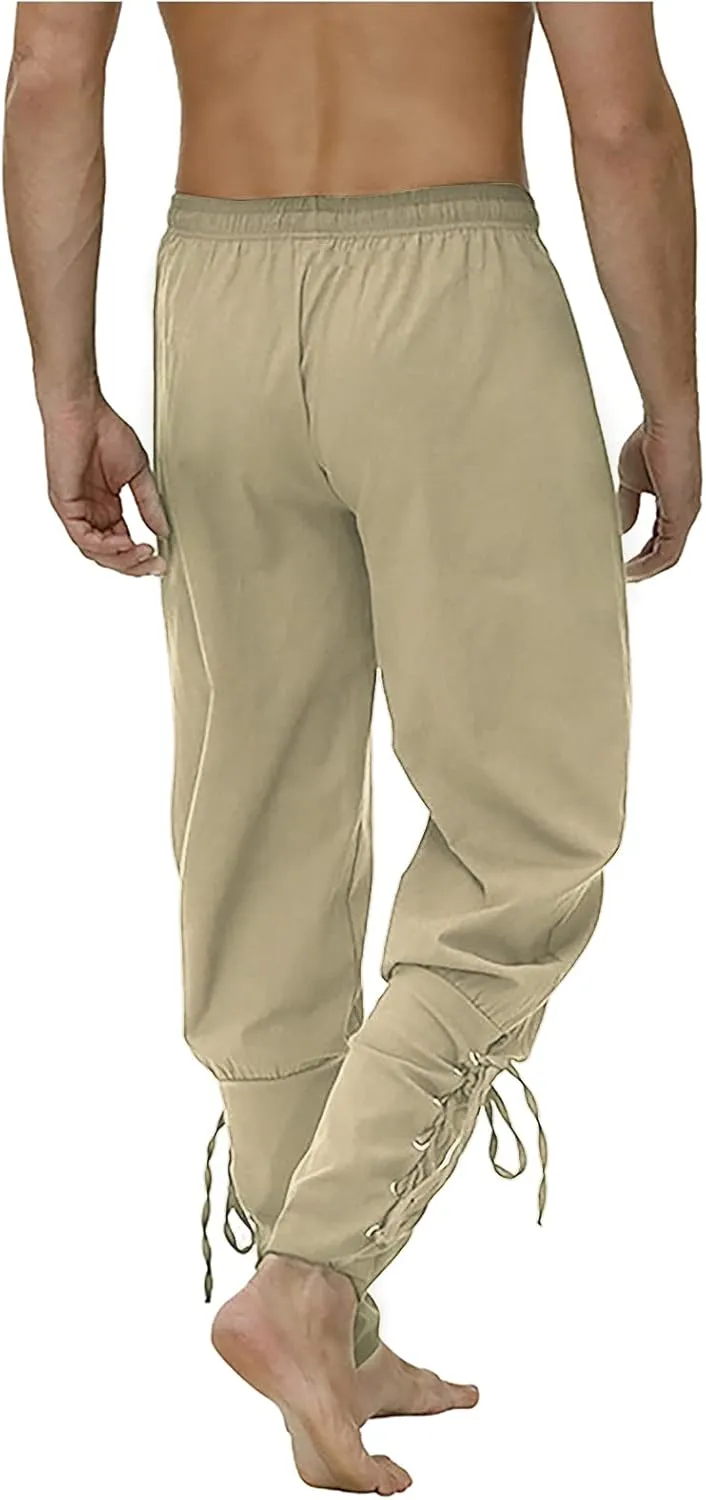 Mens Sweatpants with Pockets Men Casual Cargo Pants Outdoor Sports Fashion Casual Athletics Pants Harem Pants Baggy