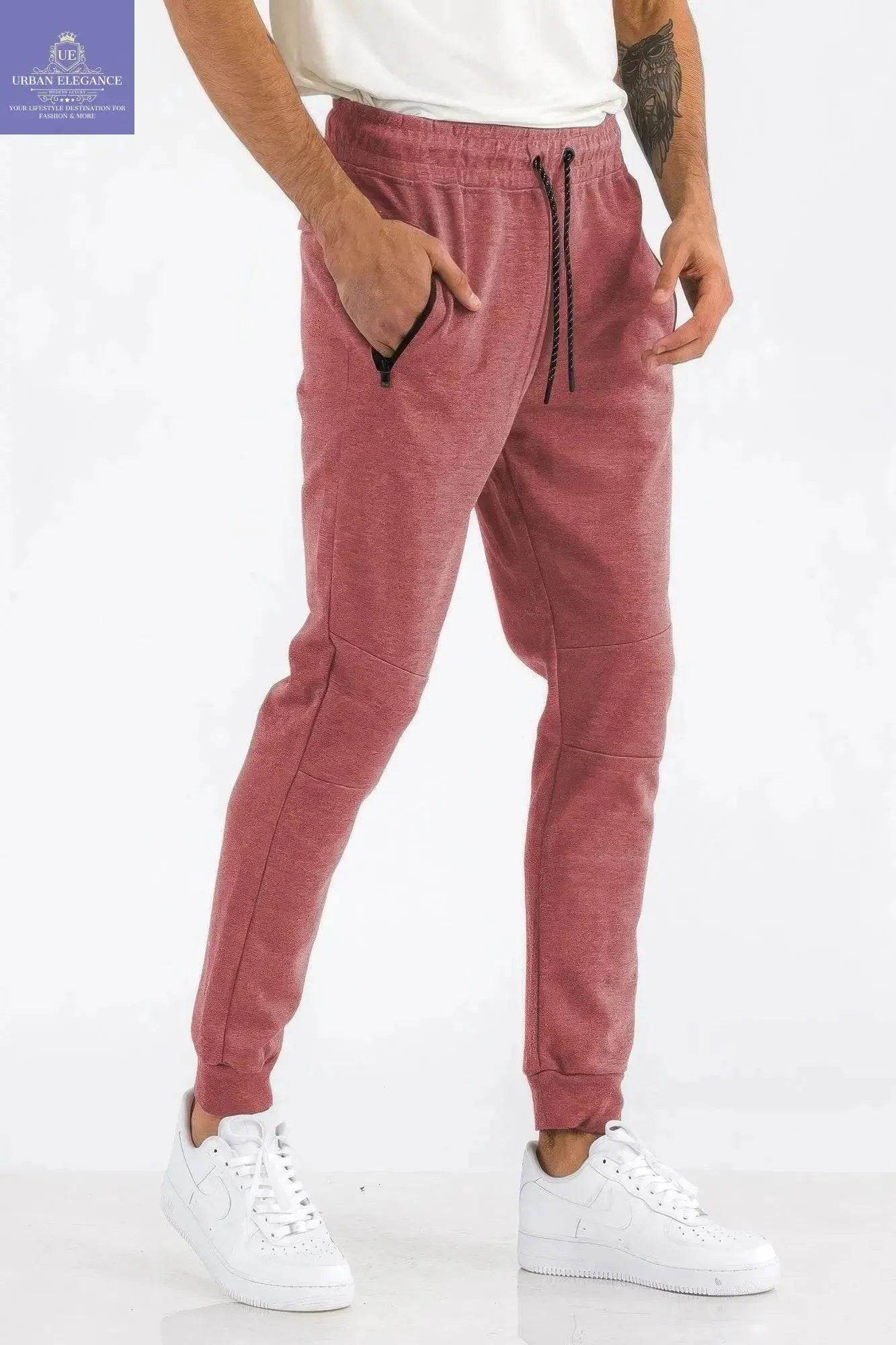 Men's Versatile Heathered Joggers