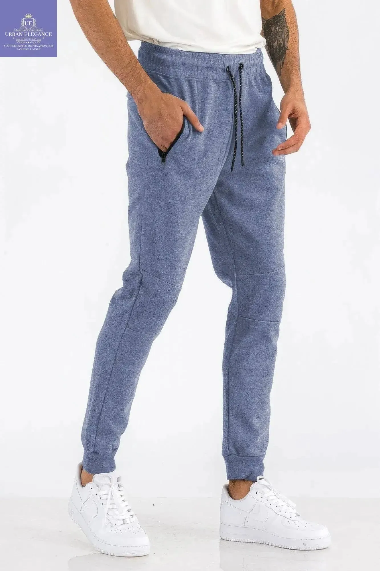Men's Versatile Heathered Joggers