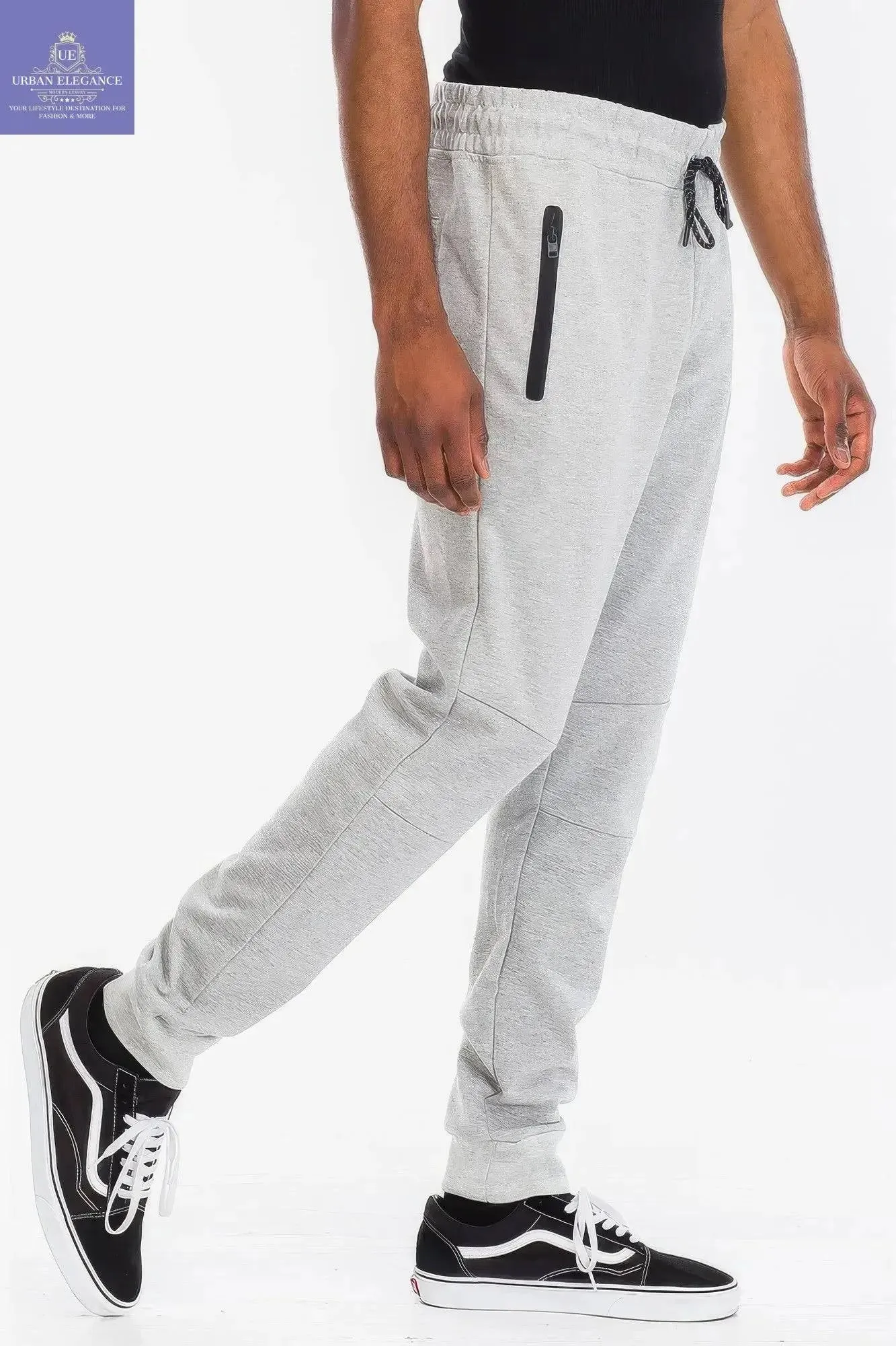 Men's Versatile Heathered Joggers