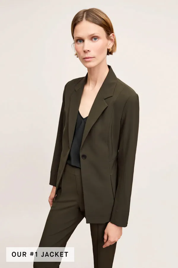 Moreland Travel Blazer - OrigamiTech :: Olive
