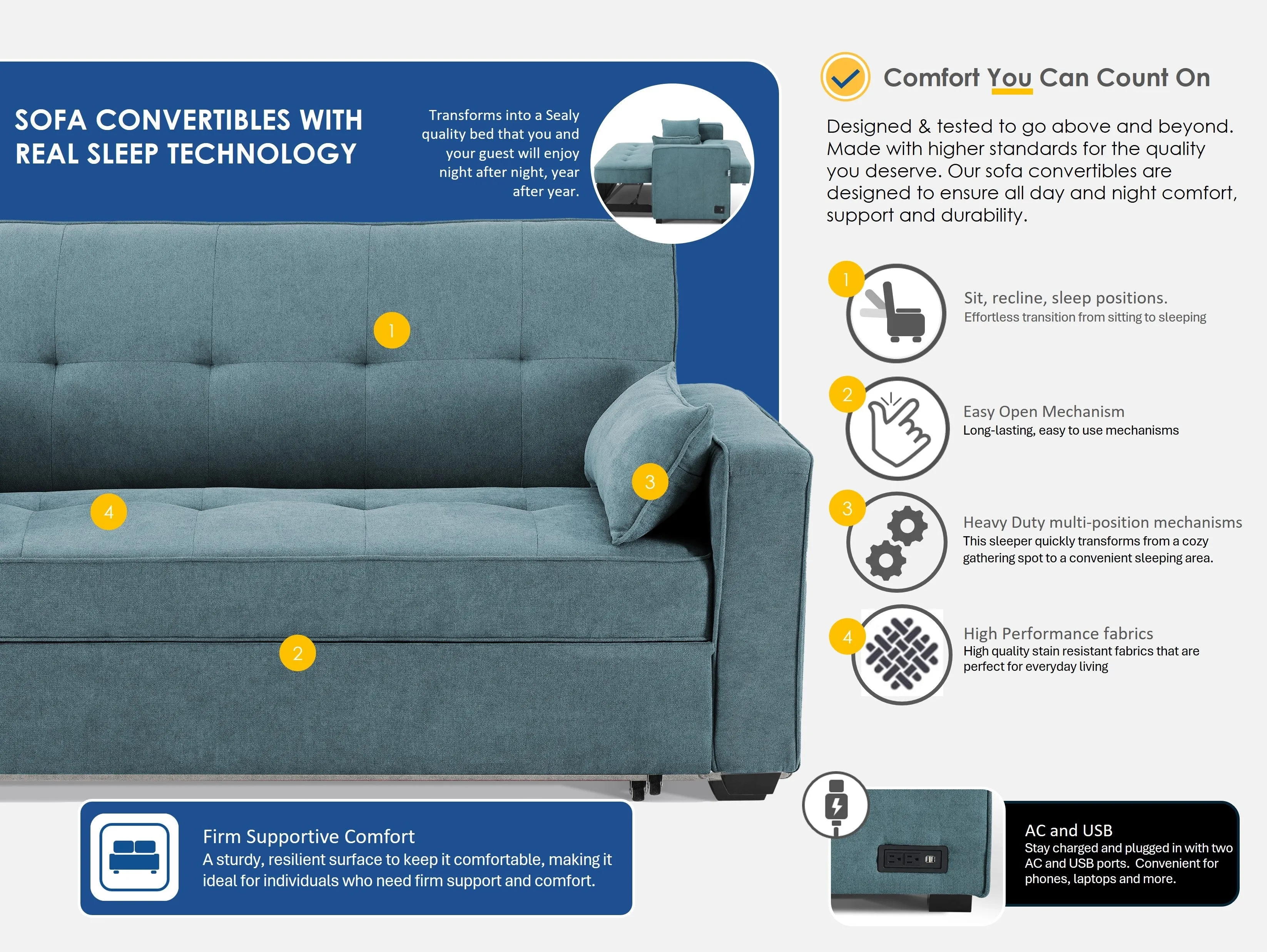 Muskoka Pop-up Sofa Bed