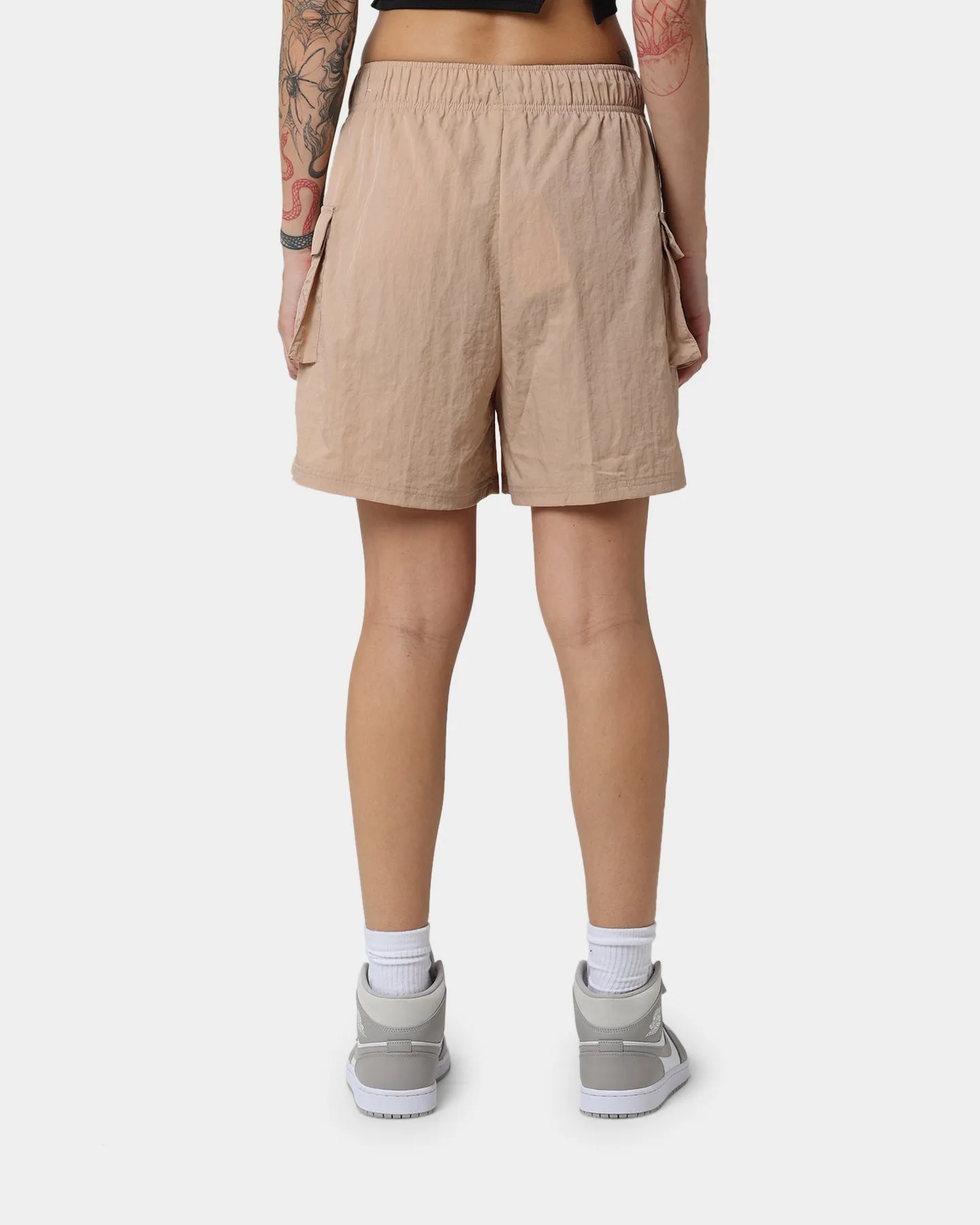 Nike Women's Sportswear Woven High-Rise Shorts Hemp
