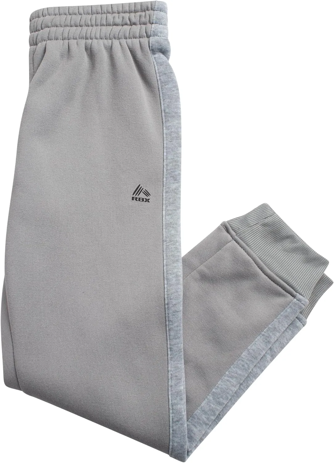 RBX Baby Boys' Fleece Joggers Set - 3 Piece T-Shirt, Hoodie Sweatshirt, and Jogger Sweatpants Playwear Set (Sizes: 12M-7)