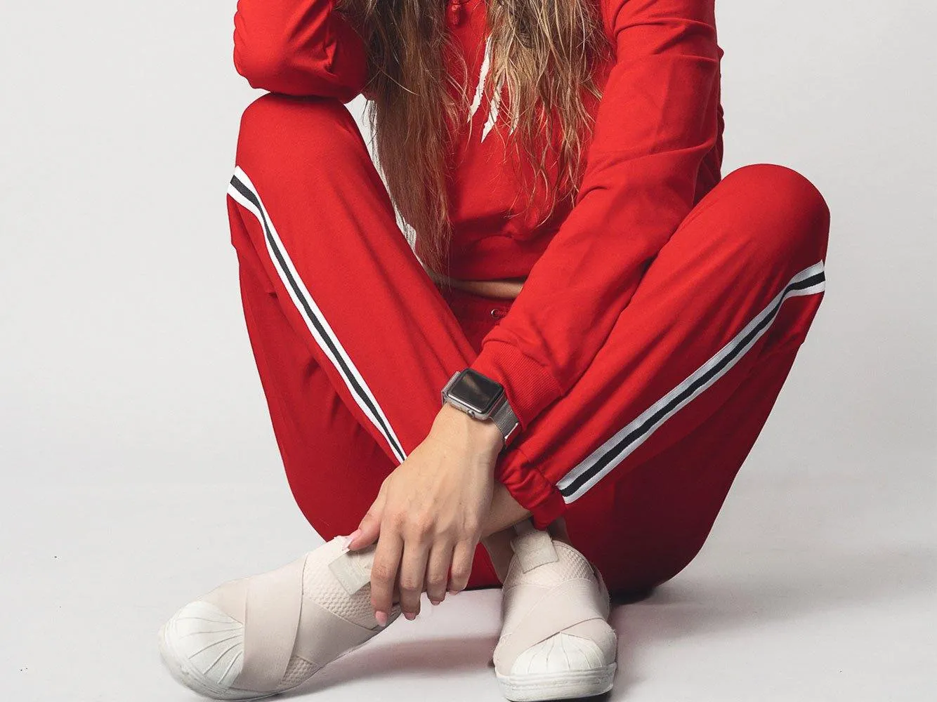 Red Joggers