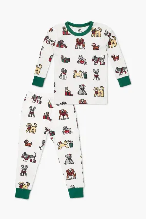 SALE - Two-Piece Pajama Set_Puppies and Presents