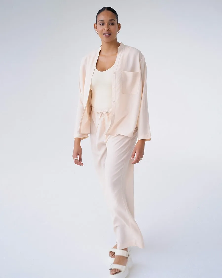 Sleep pajama shirt - Light rose