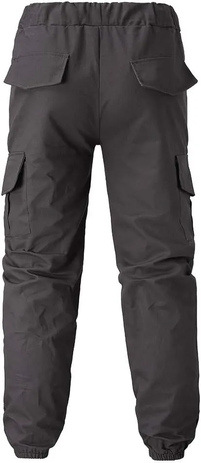 Sweatpants for Men with Pockets Men's Casual Cargo Pants Loose Fit Jogger Sweatpants Tactical Work Pants Multi Pocket