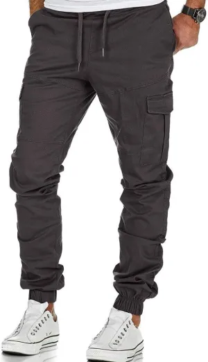 Sweatpants for Men with Pockets Men's Casual Cargo Pants Loose Fit Jogger Sweatpants Tactical Work Pants Multi Pocket