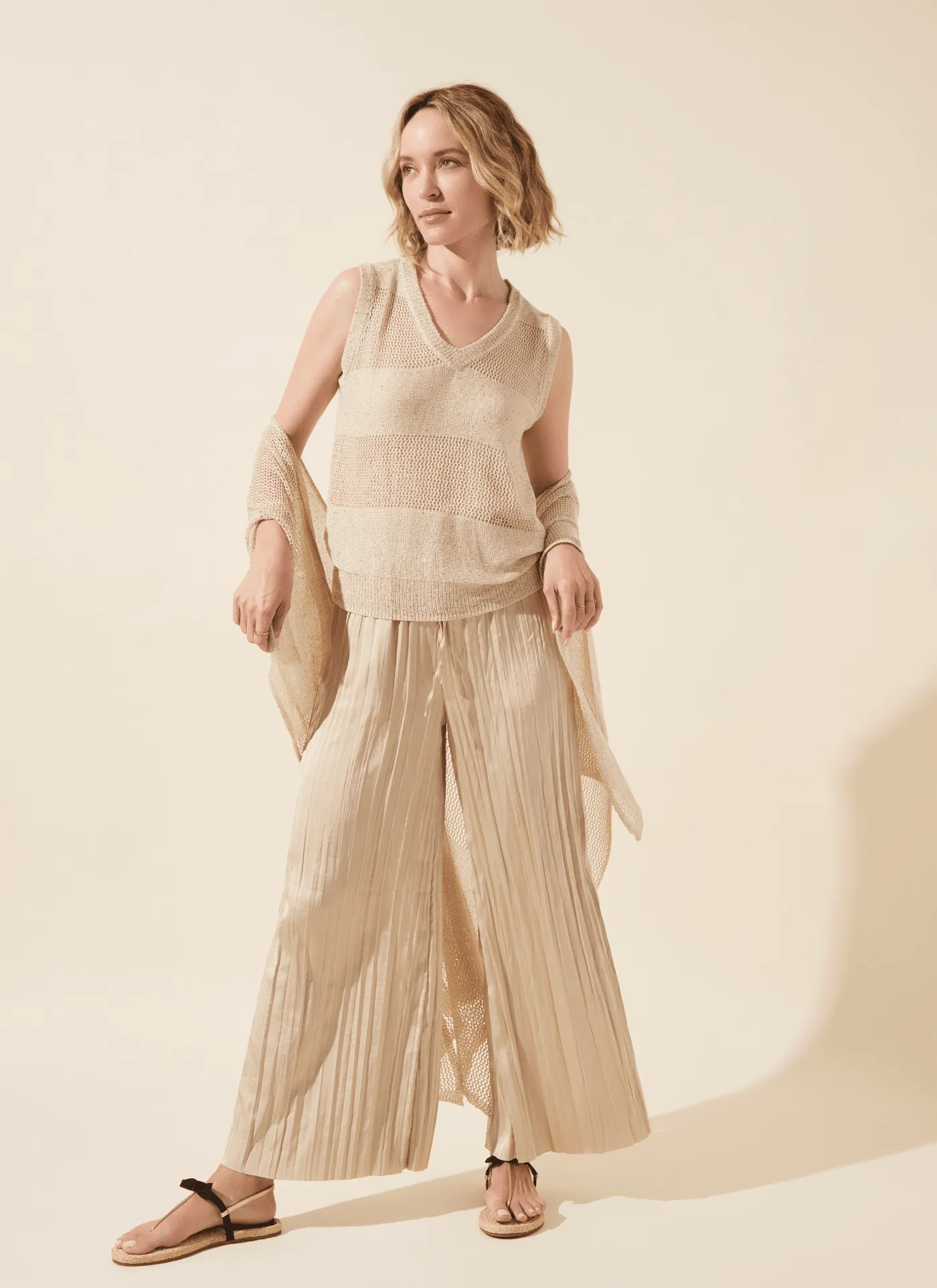 The Packable Pleated Palazzo Pant (28" Inseam)