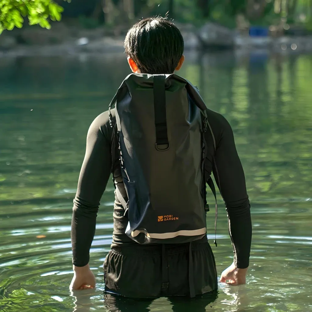 Waterproof 28L Backpack for Camping, Swimming, and Hiking