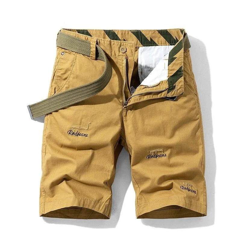 West Louis Men's Cotton Casual Cargo Shorts