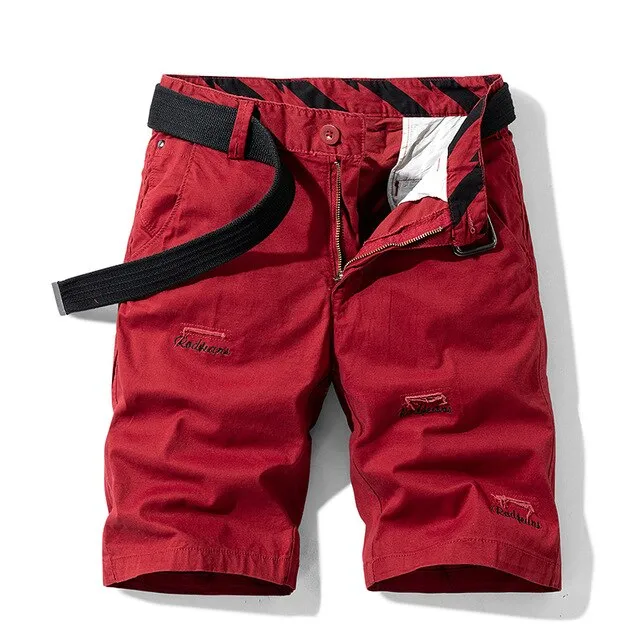 West Louis Men's Cotton Casual Cargo Shorts