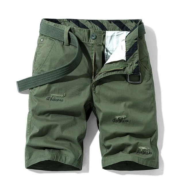 West Louis Men's Cotton Casual Cargo Shorts