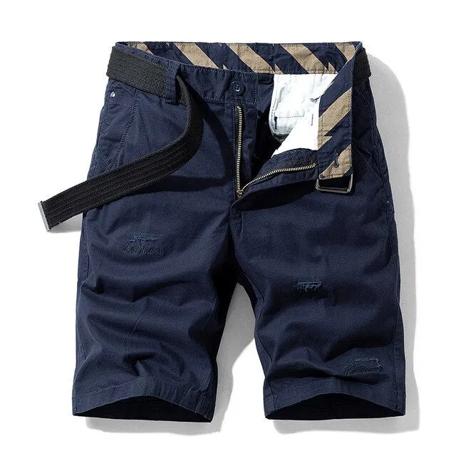 West Louis Men's Cotton Casual Cargo Shorts
