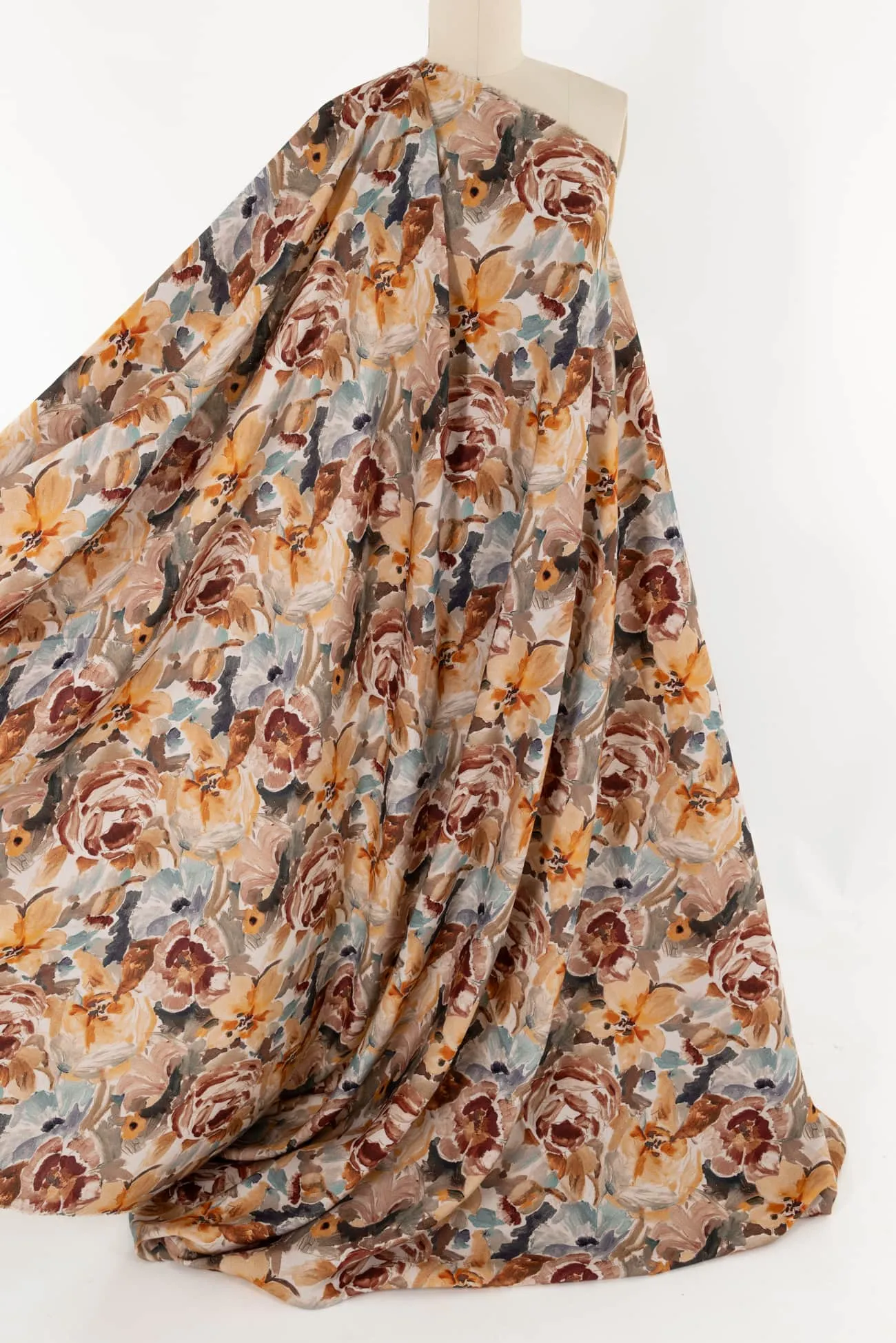 Wood Rose Viscose/Linen Woven