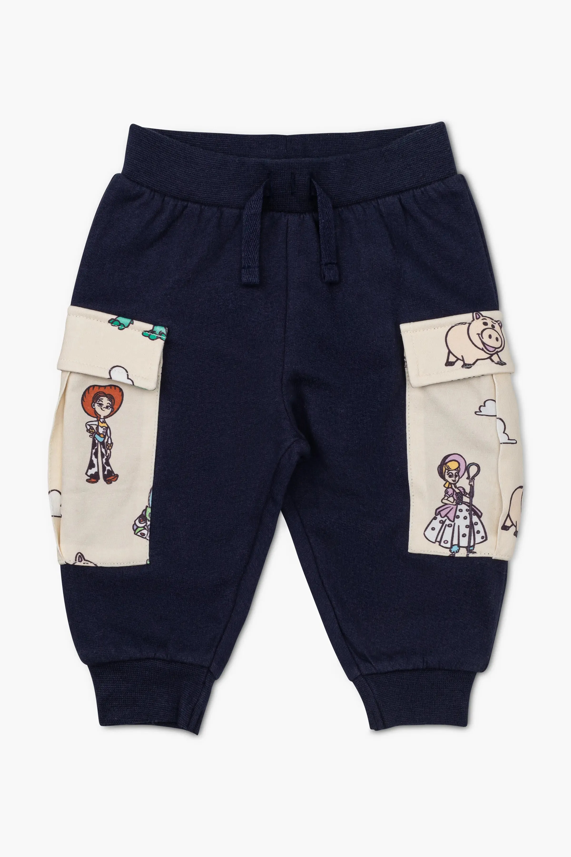 Zip-Up Hoodie Cargo Sweatpant Bundle_Toy Story on Navy