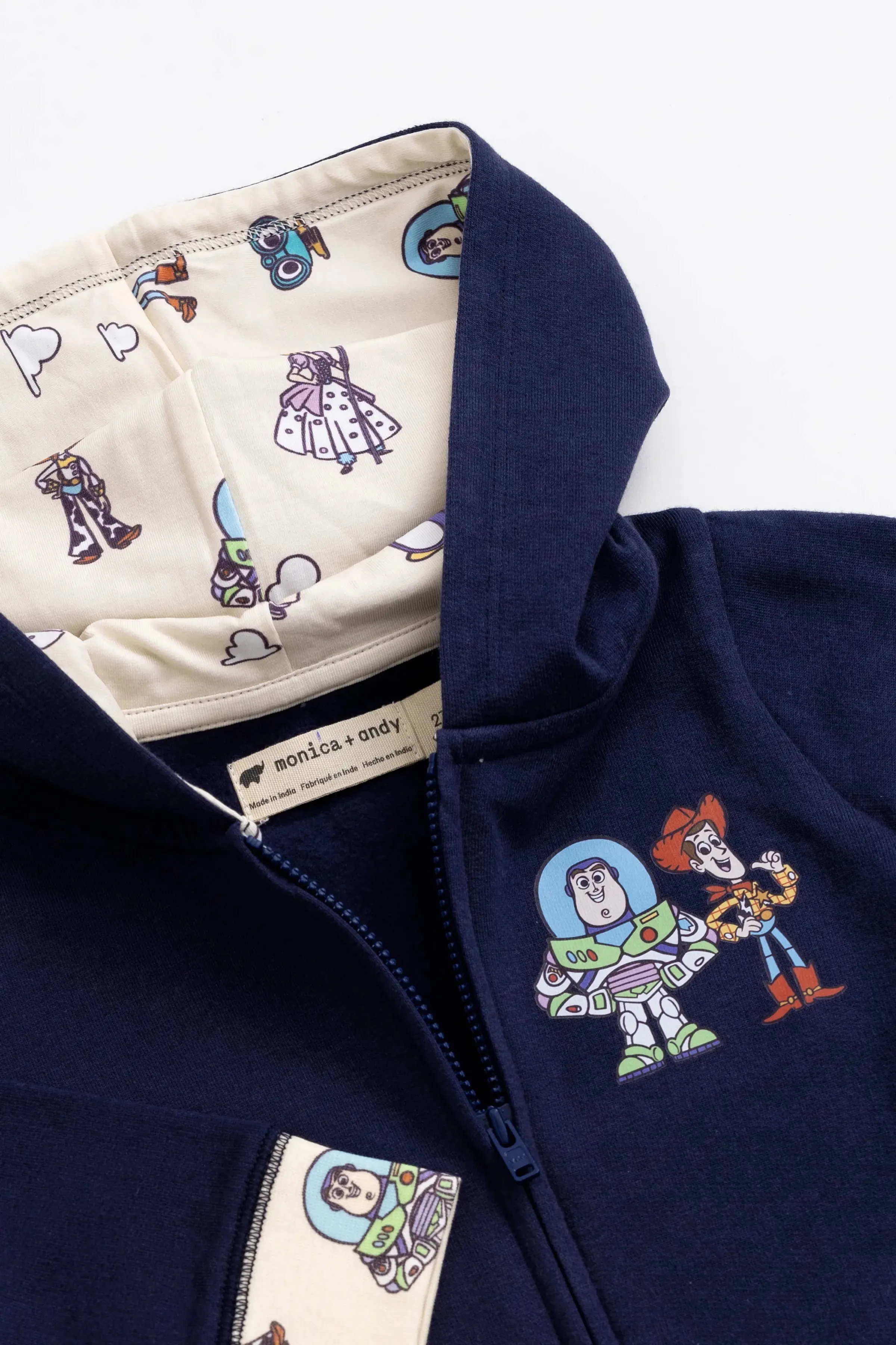 Zip-Up Hoodie Cargo Sweatpant Bundle_Toy Story on Navy